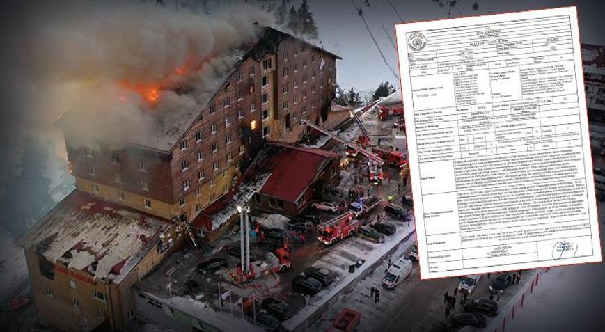 Kartalkayadaki otel yangınında itfaiye ön raporu hazırlandı: Kasıt unsuru gösterecek herhangi bir bulgu bulunmadı