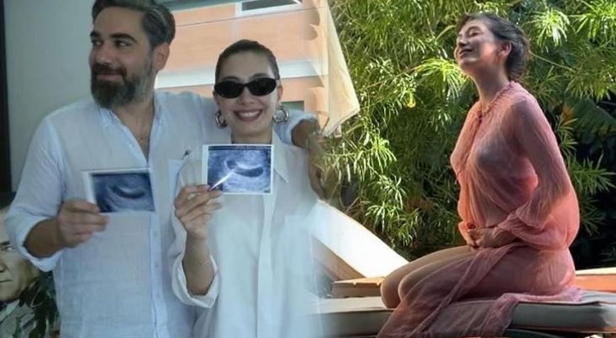 Anne olmak için gün sayıyor Neslihan Atagülden karnı burnunda yeni poz