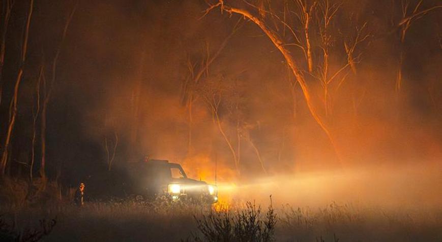 Avustralyanın Victoria eyaleti orman yangınlarıyla mücadele ediyor