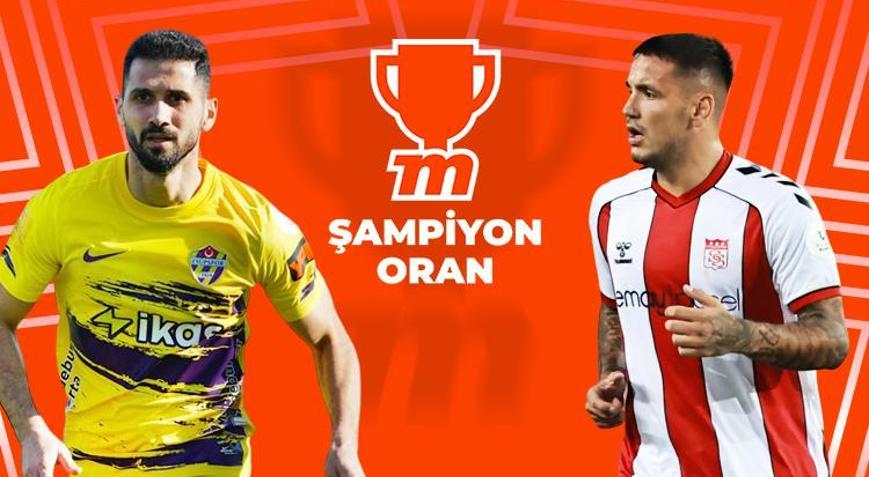 Eyüpspor – Sivasspor maçının heyecanı Şampiyon Oran farkıyla Mislide