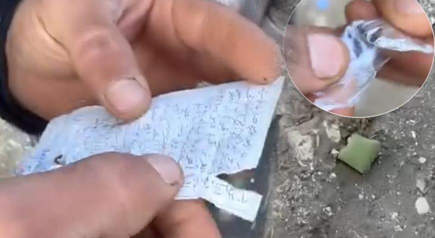 Balık avında büyü şaşkınlığı: Kağıt, muska ve genç bir kadının fotoğrafı çıktı