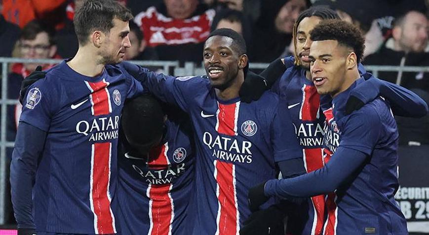 PSG, Brest deplasmanında 5 golle kazandı