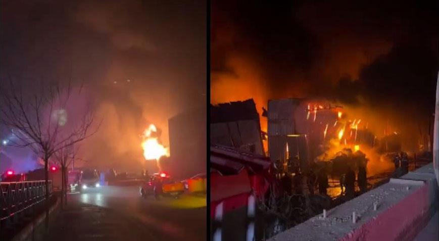 Bursa faciadan döndü Yerleşim içindeki yangın 4 saatte söndürüldü