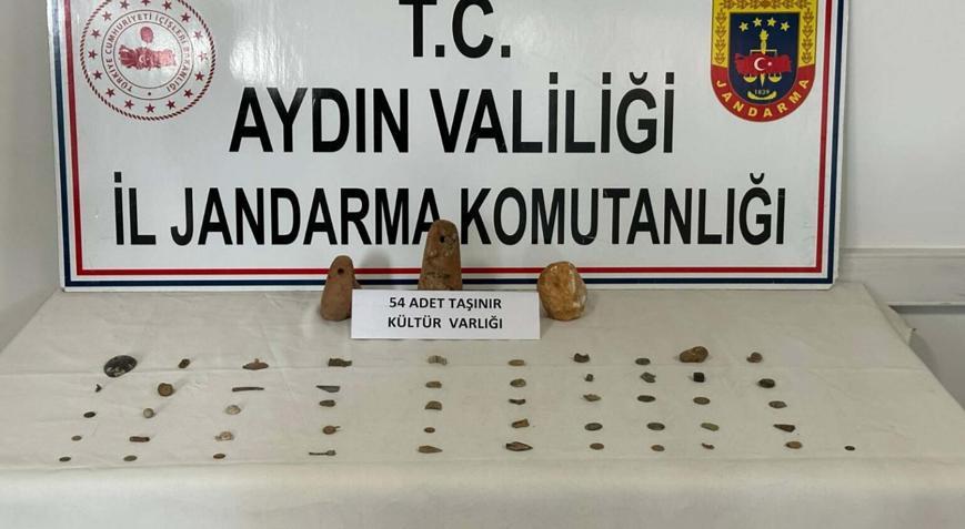 Aydında tarihi eser operasyonu; 1 gözaltı