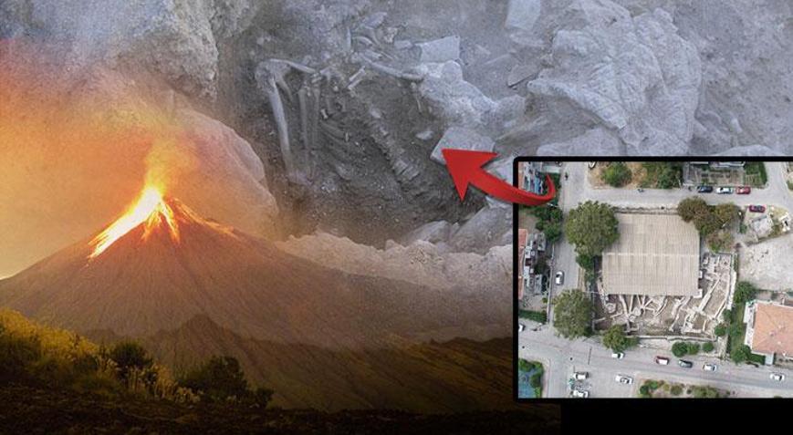 Üst üste 4 tsunami kurbanı İskeleti Çeşmede bulundu: Santorini adamının gizemi