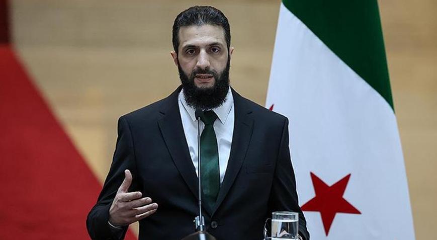 Suriye Cumhurbaşkanı Şaradan Cumhurbaşkanı Erdoğan’a teşekkür