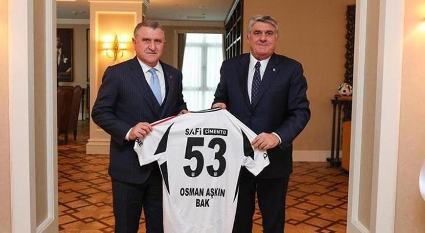 Beşiktaş Başkanı Serdal Adalı, Gençlik ve Spor Bakanı Osman Aşkın Bak’ı ziyaret etti