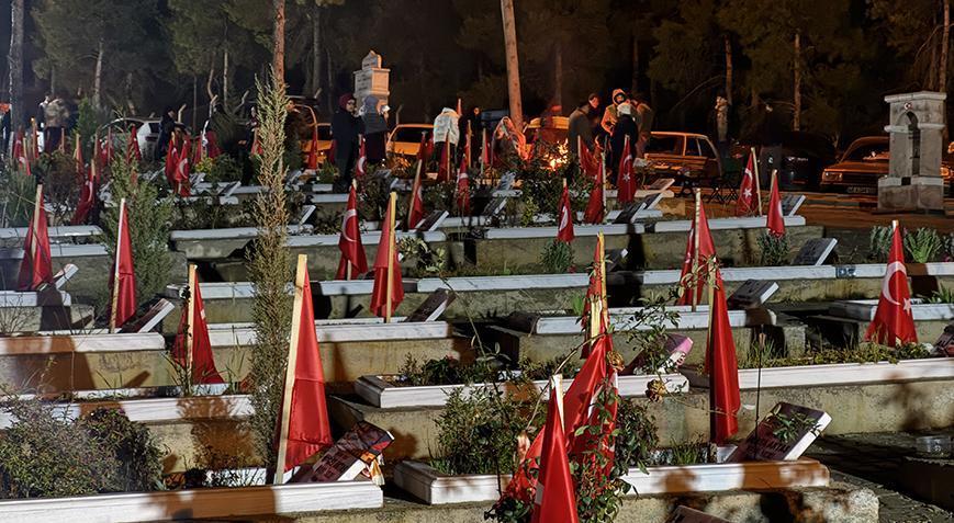 Kahramanmaraşta depremde hayatını kaybedenler anıldı