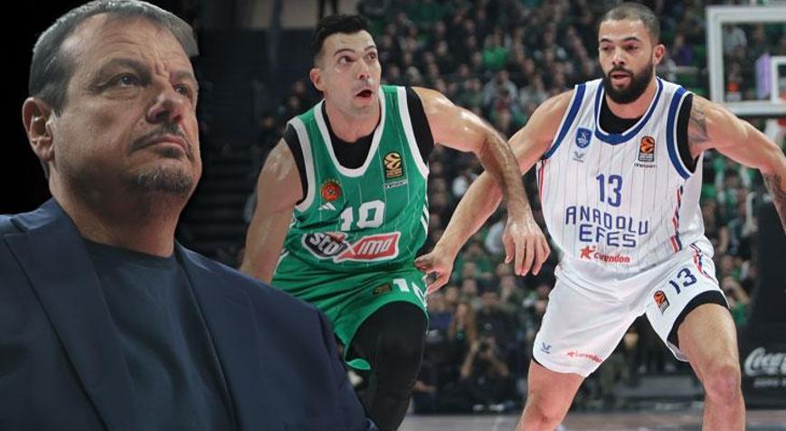 Anadolu Efes, EuroLeaguede Ergin Atamanın Panathinaikosuna mağlup