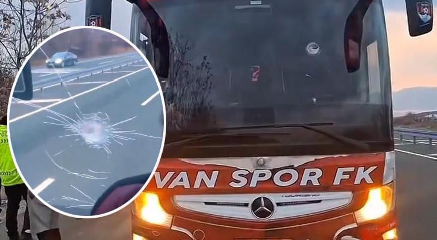 Vanspor takım otobüsüne taşlı saldırı yapılmıştı Elazığ Valiliğinden açıklama