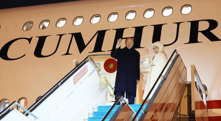 Cumhurbaşkanı Erdoğan, resmi ziyarette bulunmak üzere Malezyaya gitti