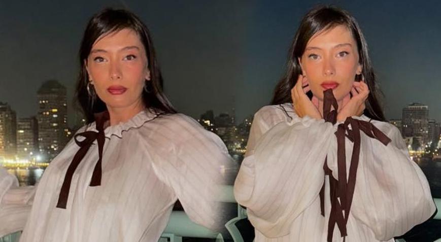 Neslihan Atagülden anlamlı hareket Röportaj öncesi dua etti