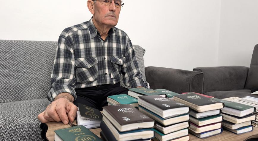 Edirneli çiftçi, 40 yıldır aralıksız yazdığı günlükle geçmişe ışık tutuyor