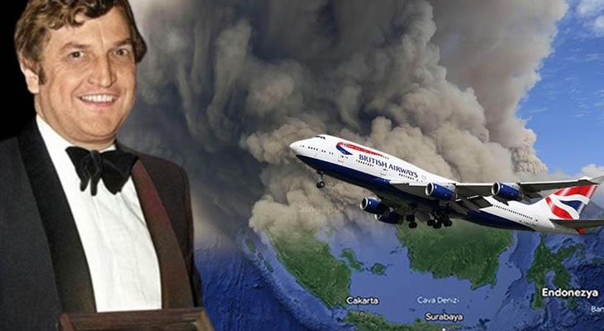 Kül bulutunu sigara dumanı sandılar, 4 motoru da durdu Uçakta en uzun süzülme