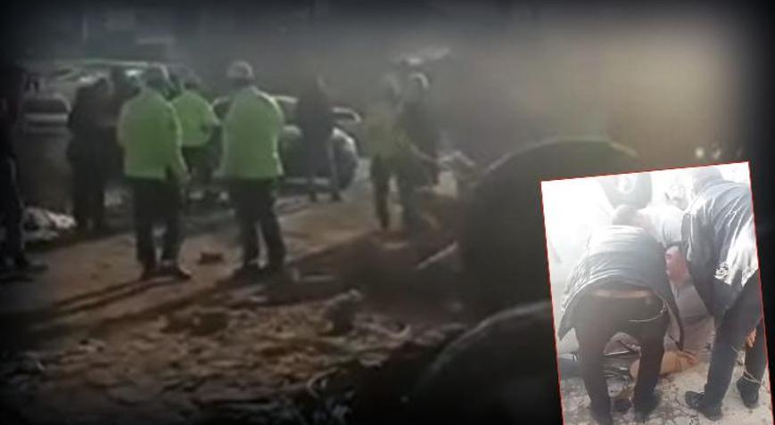 Kırşehirde alkollü sürücü otomobiliyle evin bahçesine uçtu Ne olur polisi aramayın