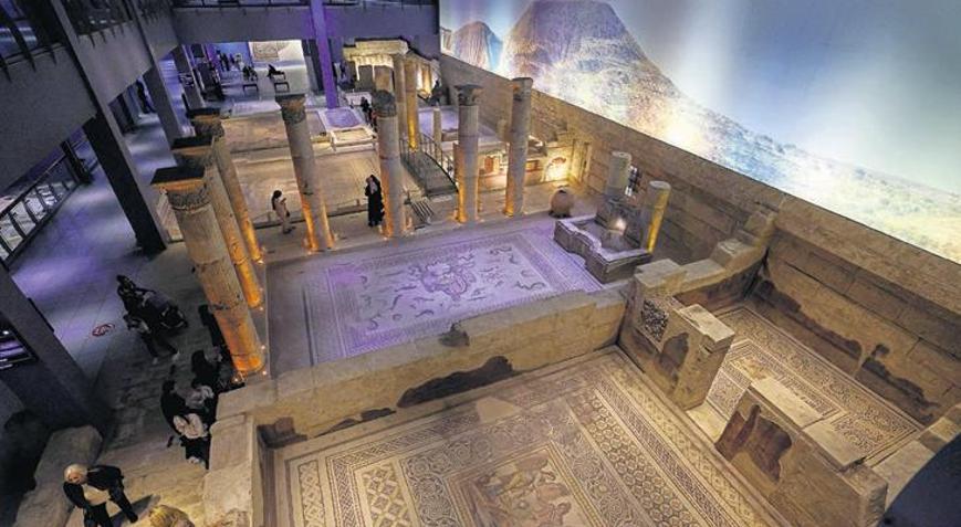 Zengin mozaiklerin ödüllü ‘evi’