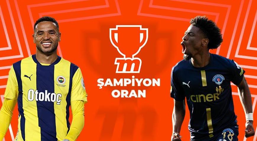 Fenerbahçe, Kasımpaşa karşısında seriyi sürdürmek istiyor Şampiyon Oran farkı Mislide...