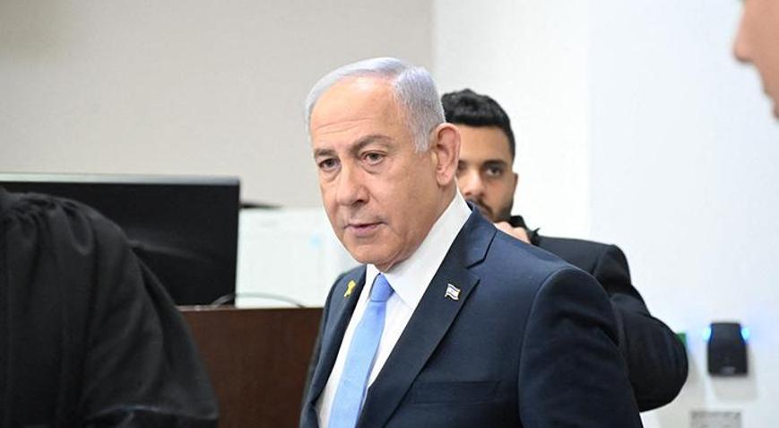 İsrail Başbakanı Netanyahu, yolsuzluk davasında 10.kez hakim karşısına çıktı