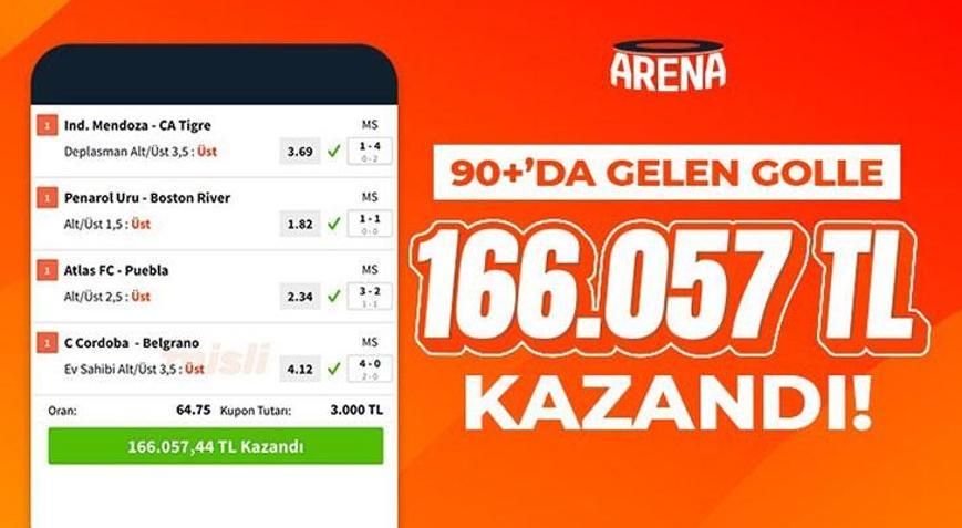 90+’da gelen golle 64.75 oran tutturan misli üyesi, 166.057 TL kazandı