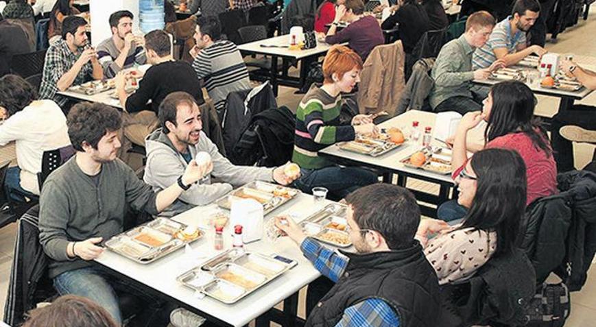 Üniversite yemekhaneleri zamlı açıldı