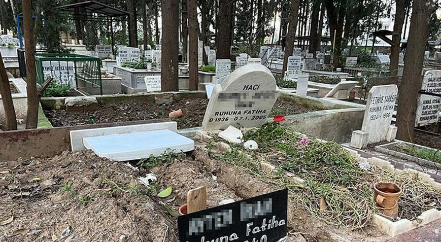 İzmirde mezarlıkta skandal görüntü Hemen harekete geçildi