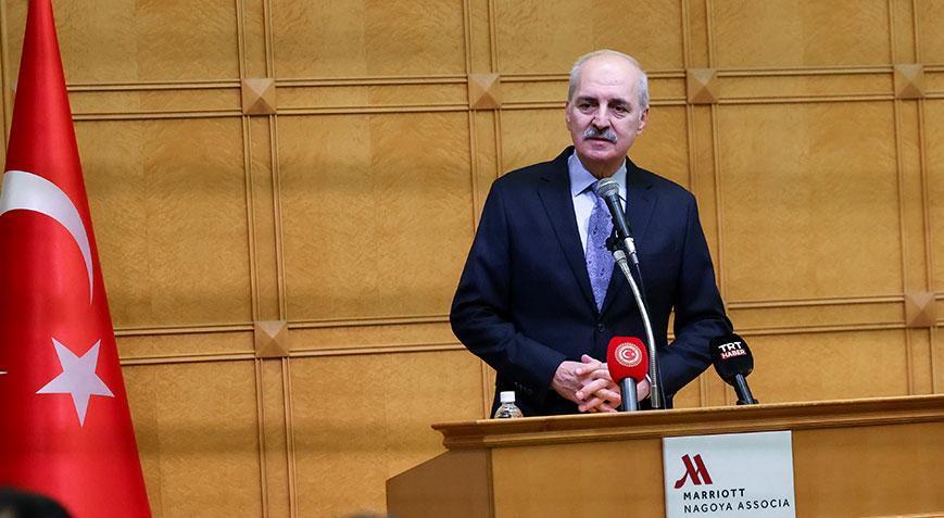 TBMM Başkanı Kurtulmuş, Japonyada Türk toplumunun temsilcileriyle buluştu