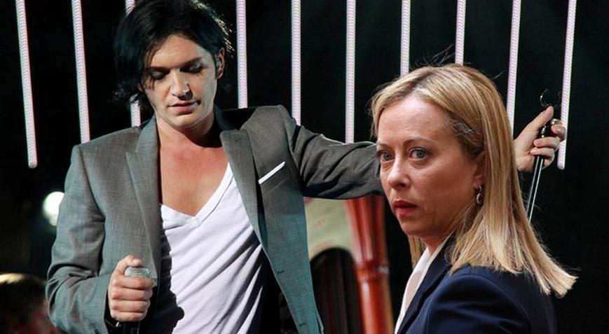 Placebonun solisti Meloniye Nazi Faşist demekten yargılanacak