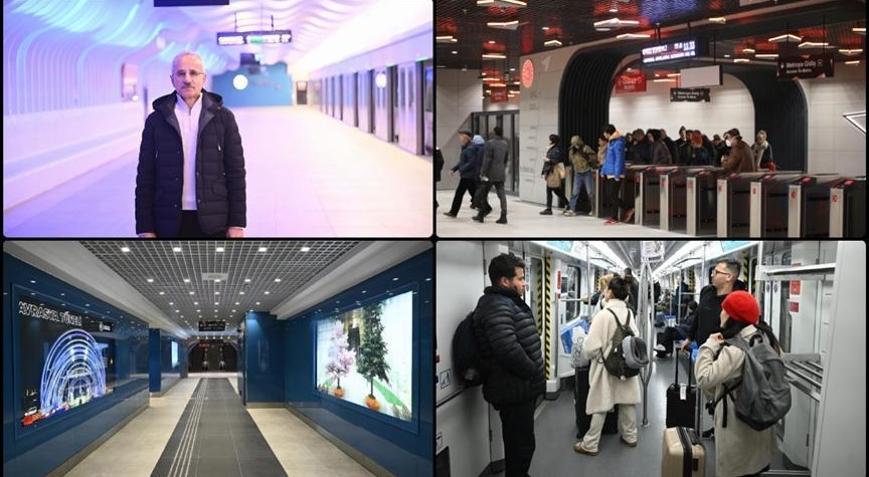 Bakan Uraloğlu, Gayrettepe-İstanbul Havalimanı-Arnavutköy Metrosunda yolcu rekoru kırıldığını bildirdi