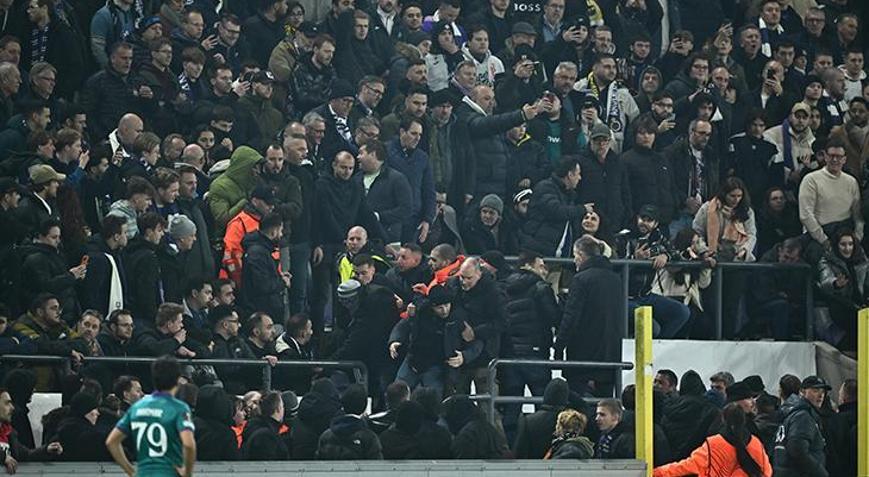 Anderlechtten Fenerbahçe maçındaki olaylara dair men kararı