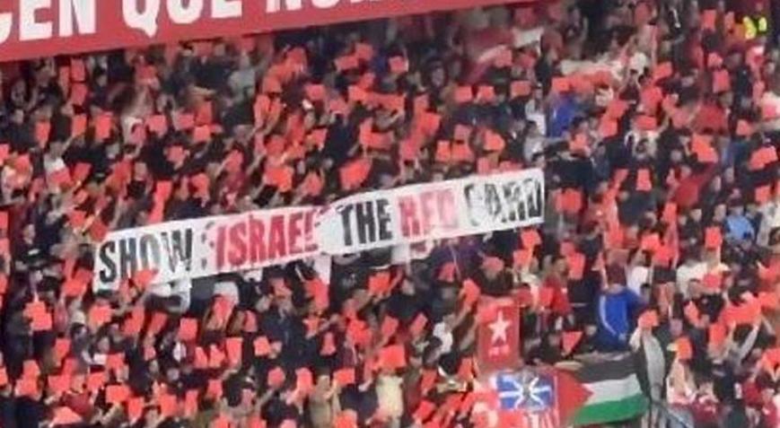 La Ligada protesto sürüyor: İsraile kırmızı kart göster