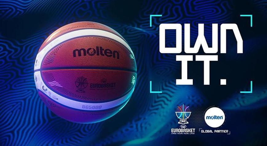 FIBA, EuroBaskette kullanılacak topu tanıttı