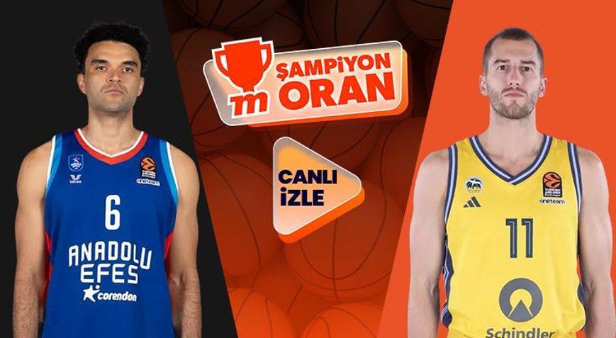 Anadolu Efes, Avrupa Liginde ALBA Berlini ağırlayacak Kritik maç canlı yayın ve Şampiyon Oranlar Mislide