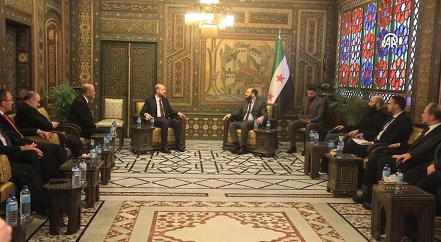 Bilal Erdoğan ve beraberindeki Türk heyetinden Şama ziyaret