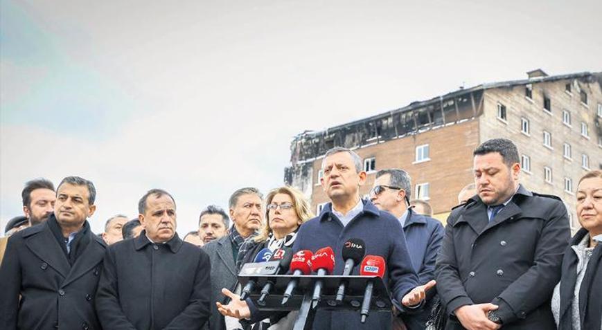 Özel, Kartalkaya’da anmaya katıldı: Hesap sormak zorundayız