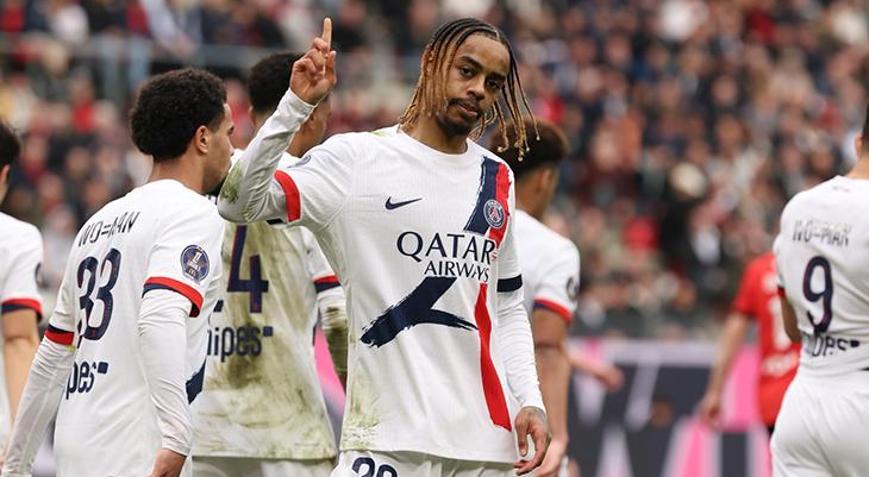 PSG, Rennes deplasmanında 4 golle galip