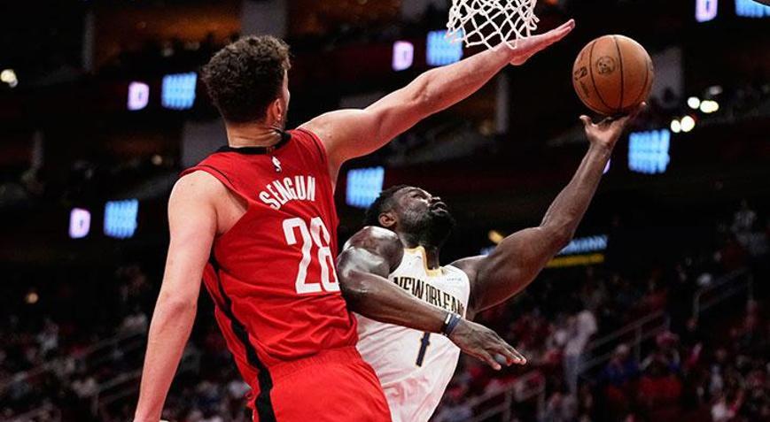 Alperen Şengünün 20 sayıyla oynadı Rockets, Pelicansı farklı yendi