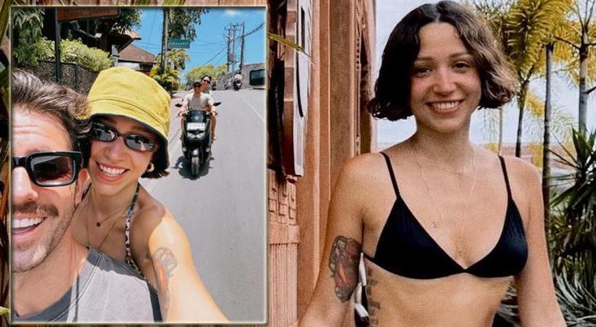 Zeynep Bastık ve Serkay Tütüncünün romantik Bali pozlarına beğeni yağdı