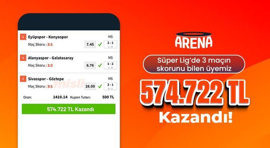 Süper Lig’de 3 maçın da skorunu bildi, Misli’de 574.722 TL kazandı