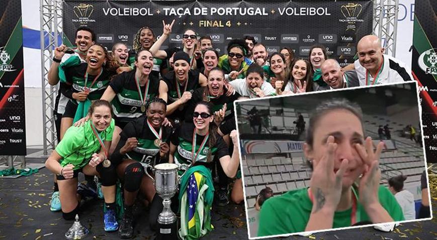 Özge Kırdar 39 yaşında Portekiz Kupasını kazandı Göz yaşlarıyla anlattı