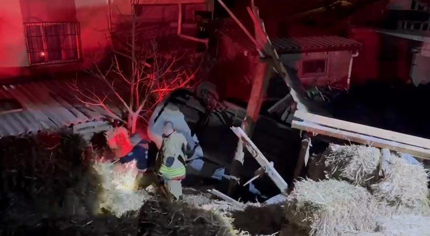 Otomobil ile motosiklet çarpıştı 1 kişi hayatını kaybetti