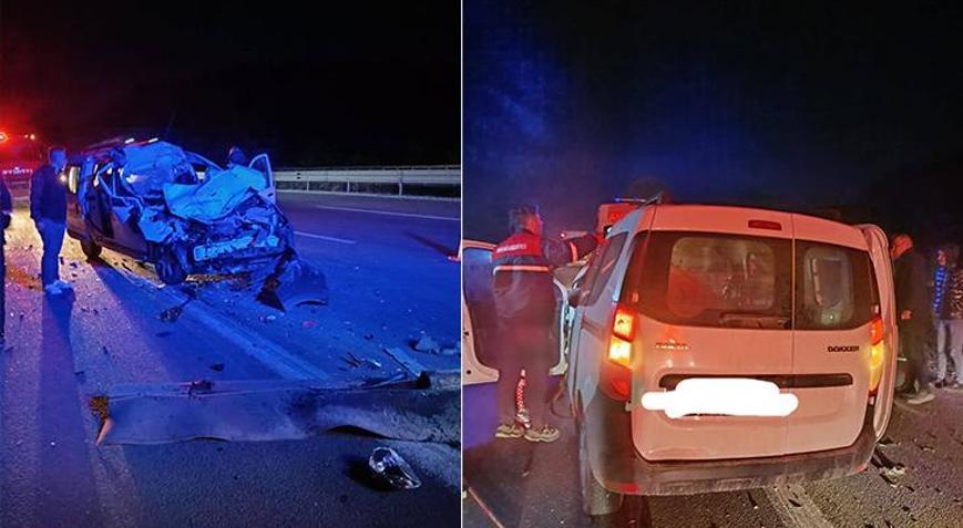Boluda korkunç kaza Ölü ve yaralılar var