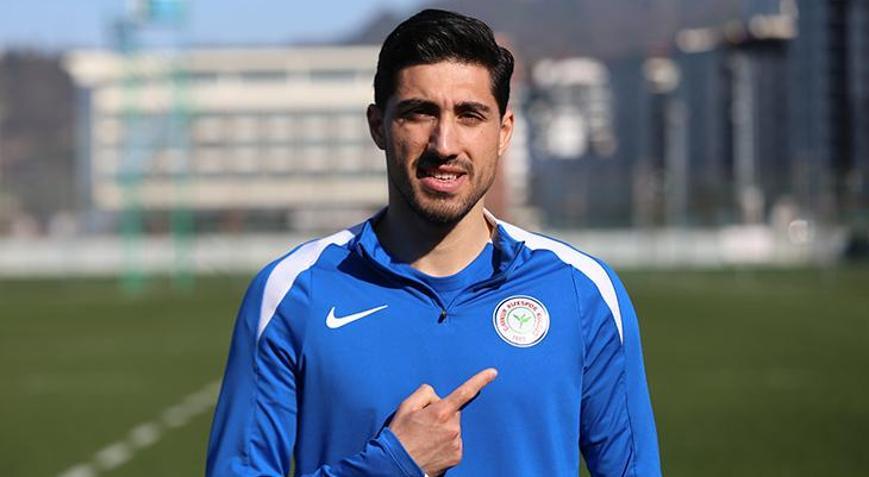 Rizesporda Berkay Özcandan A Milli Takım hedefi