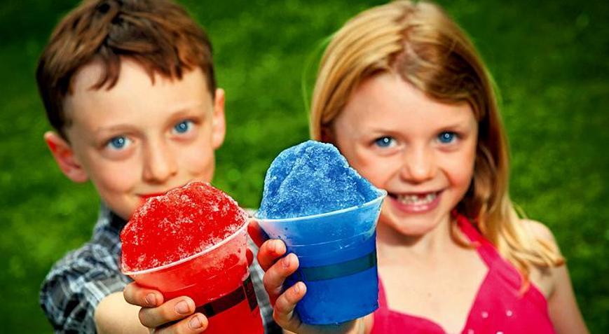 Çocuğa buzlu içecek tuzağı