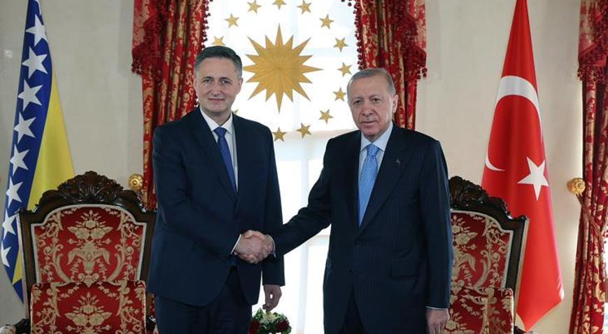 Cumhurbaşkanı Erdoğan, Becirovici kabul etti