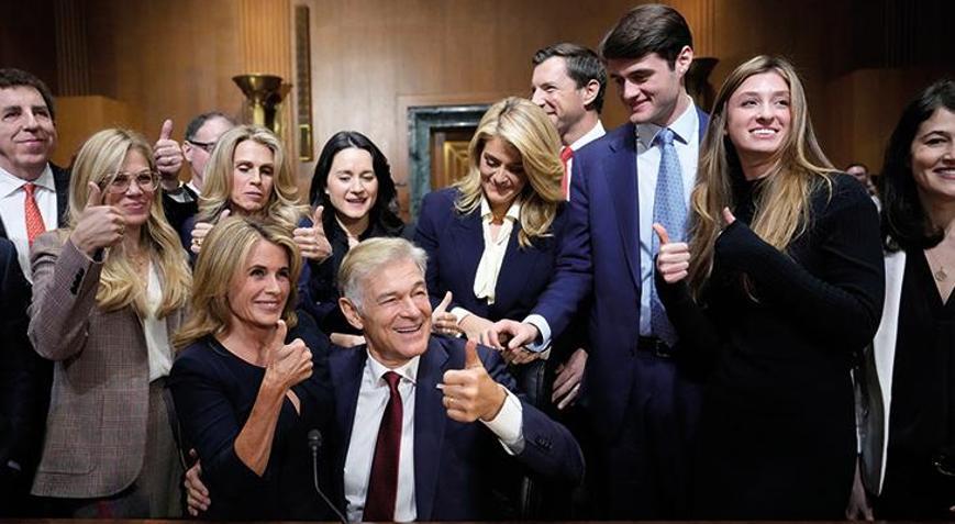 Mehmet Öz, Senatoda onay oturumuna katıldı