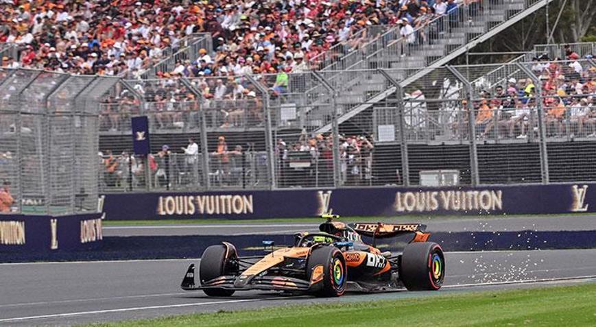 Avustralyada pole pozisyonu Lando Norris kaptı