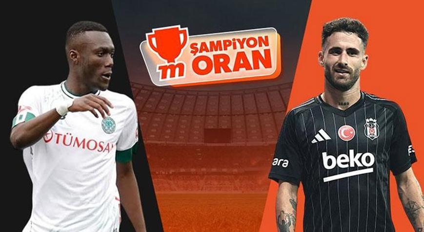 Beşiktaş - Konyaspor maçı Şampiyon Oranlar ile Misli’de olacak
