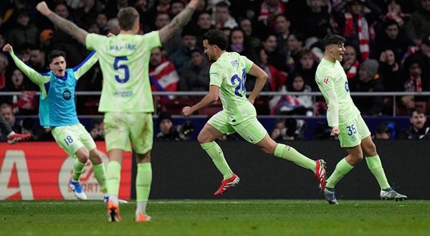 Barcelonadan Atletico Madrid deplasmanında unutulmaz geri dönüş
