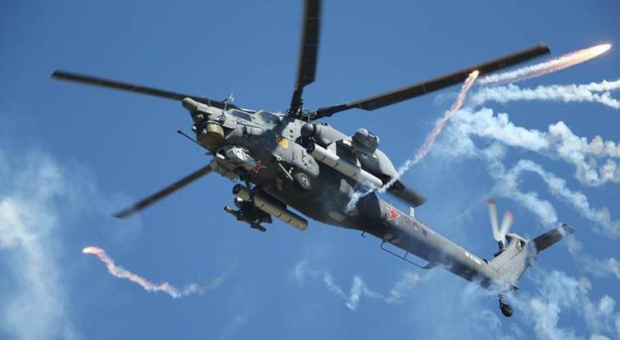 Rusyada savaş helikopteri düştü