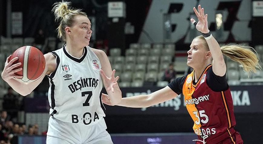 Derbide Beşiktaş, Galatasarayı yendi Türkiye Kupasında yarı finale yükseldi